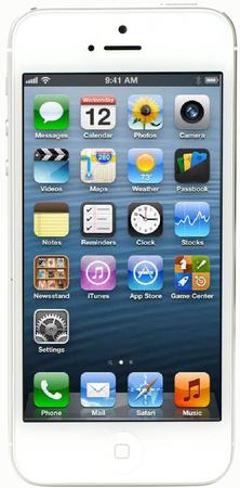 Смартфон Apple iPhone 5 64Gb White & Silver - Воткинск